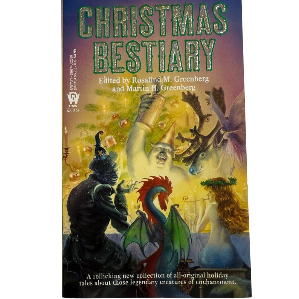 Christmas Bestiary Rosalind M Greenberg Martin H Greenberg DAW Fantasy 1st  1992